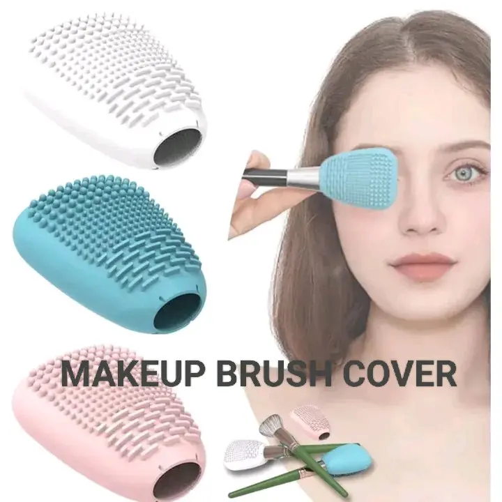SG SellerAnti-deformed/Dustproof Makeup Brush Holder/Reusable/Protector/Easy to Clean Beauty Brush Protective Cover Makeup Brush Cleaners Makeup Brush Cleaners False Eyelashes False Eyelashes