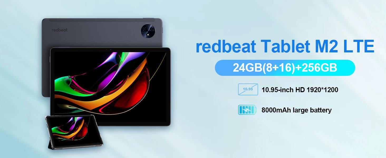 New Android 15】Redbeat Tablet M2 LTE / 10.95” FHD 1920*1200