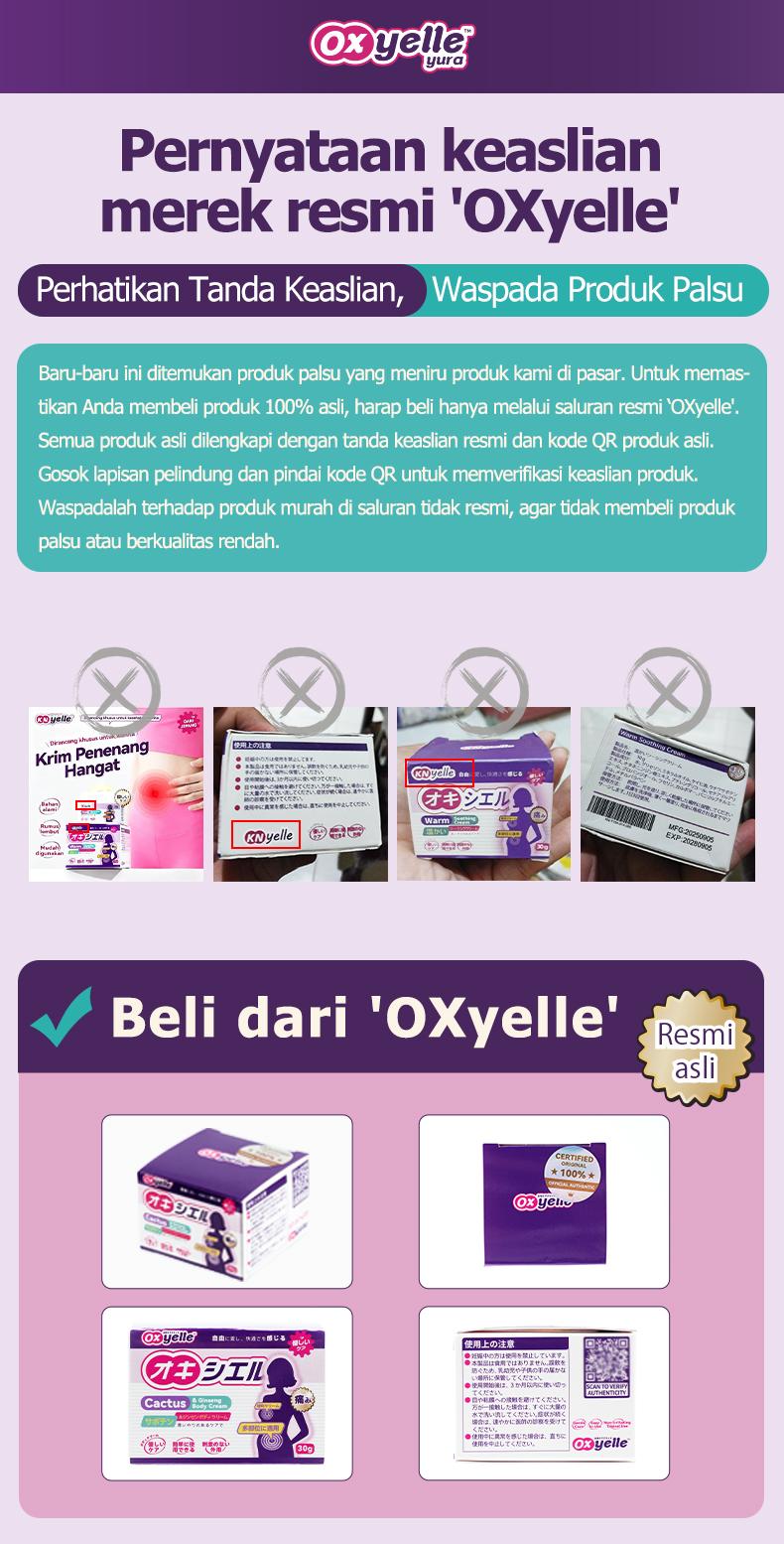 Oxyelle Krim Herbal  - Nyaman, Ringan, Perawatan Harian