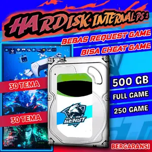 Hardisk Internal PS2 SATA & IDE 160GB-500GB + NA SATA Full Game Request Sesuai Keinginan Plug & Play Garansi 3 Bulan