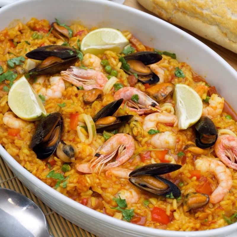 Product Introduction of Spanish Paella Rice Arroz Cebolla 1kg + Saffron 8