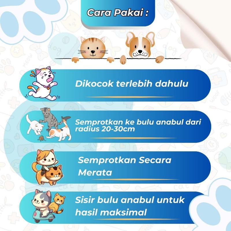 3PCS Parfum Kucing Anjing Premium Aroma Wangi PETLUME 1