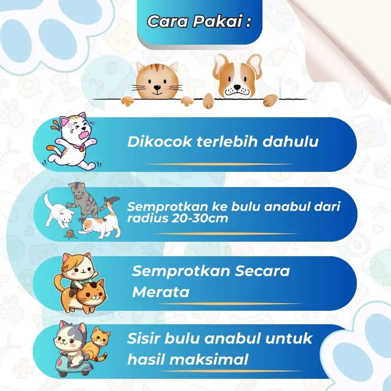 3PCS Parfum Kucing Anjing Premium Aroma Wangi PETLUME 1