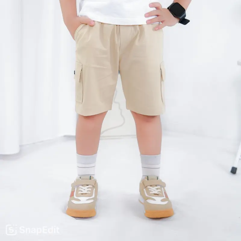 Celana Cargo Anak Pendek Basic BB 8kg-30kg 3