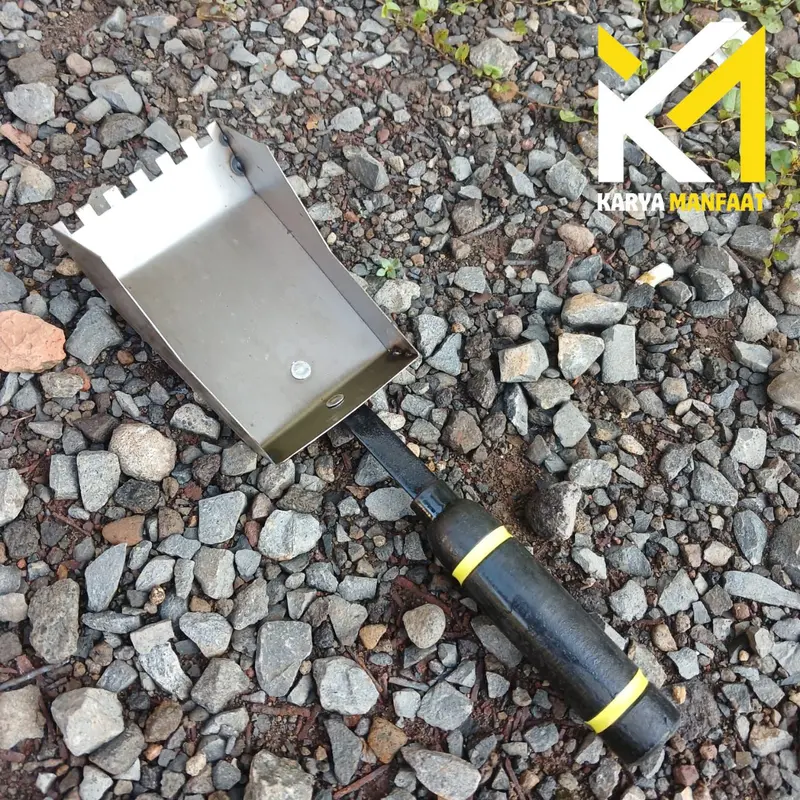 Cetok Bata Ringan/ Sendok Semen Hebel/ Trowel Plat Baja/ Ukuran 7,5 CM dan 10 CM 0