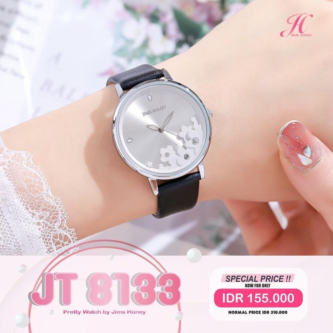 JIMS HONEY JAM TANGAN WANITA JT 8133 (FREE BOX + BATERAI)