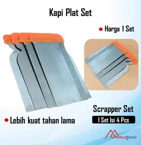 Skrap/kape/scraper set 4 pcs / Kapi Plat Set 4 Pcs / Kape Plat / Putty Scrapper Set / Kapi Dempul Paint