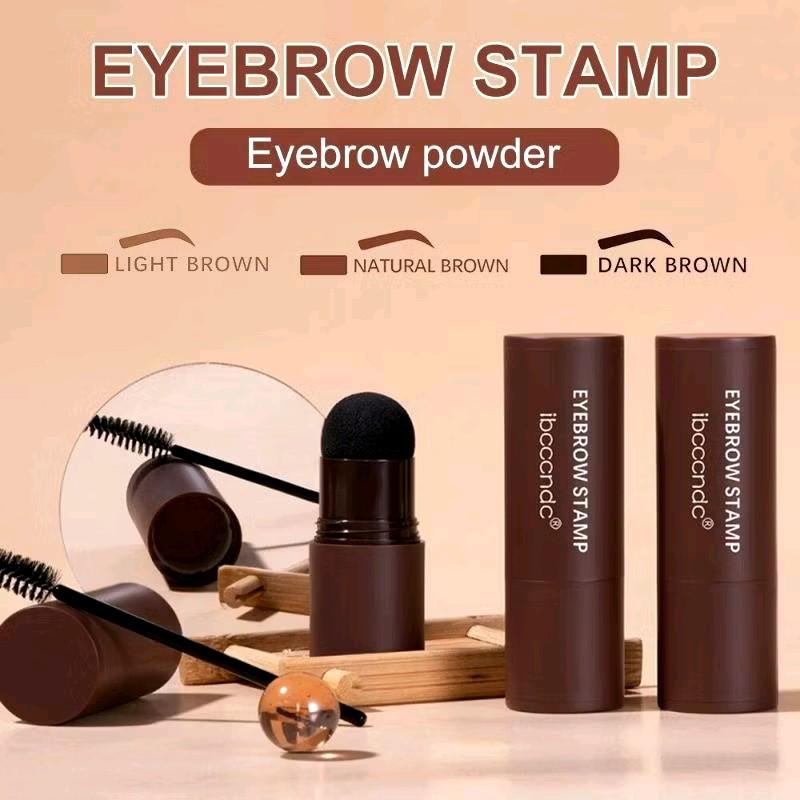 Ibcccndc Eyebrow Powder Waterproof dengan Cetakan Alis Instan - 10 Model 0
