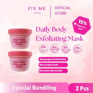 Bundling 2 Fixme Beauty 5% AHA + 6% Niacinamide Daily Body Exfoliating Mask
