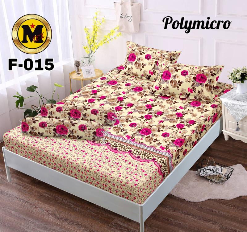 SPREI BUNGA MOTIF CLAUDIYA UKURAN NO.1 180X200 NO.2 160X200 NO.3 120X200 FREE 2 SARBAN & 1 SARGUL/ SPRAI BAHAN KATUN PREMIUM HALUS TIDAK LUNTUR 5