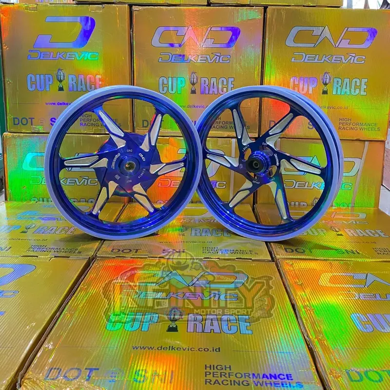 VELG DELKEVIC SIX STAR G-SPEED MIO SPORTY VARIO110/BEAT/SCOOPY VARIO125/150 MIO M3 VARIO ABS PCX 150 160 ABS CBSAEROX NMAX NEW/OLD Accessories Motorcycle 7