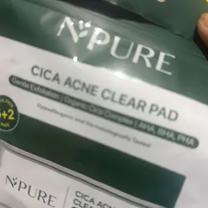 [Exfo Pad Series] NPURE Acne Clear Pad Cica / Licorice Bright & Glow Exfoliating Pad - Kapas Eksfoliasi untuk Wajah / Kulit  Berjerawat & Normal / Treatment Wajah / Travel Pack Eksfoliasi Pad/kapas mencerahkan/ membersihkan pori-pori