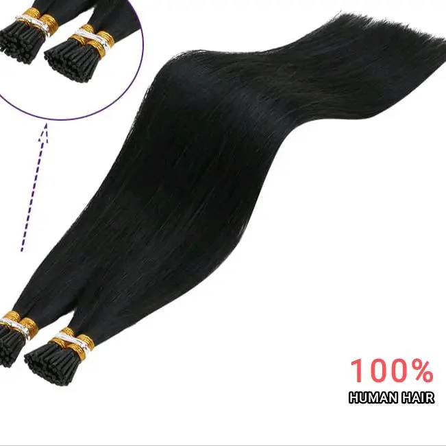 Rambut Sambung Hitam Smoothing Ukuran 40-70cm - Produk Extension Berkualitas tahan panas