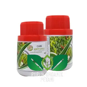 Pupuk Organik Anti Virus Keriting Daun Menguning Pupuk Organik Cabe Atasi Daun Kuning dan Keriting Tanaman Cabe 50 ml Bunga
