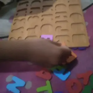 PUZZLE KAYU ANAK MAINAN KNOP ALFABET ANGKA ABJAD EDUKASI TOYS Games