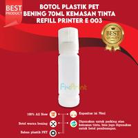 Gambar Botol Tinta Bening Kemasan Tinta Refill 003 70ml + Tutup dari FixPrint Plus Kota Administrasi Jakarta Pusat 3 Tokopedia