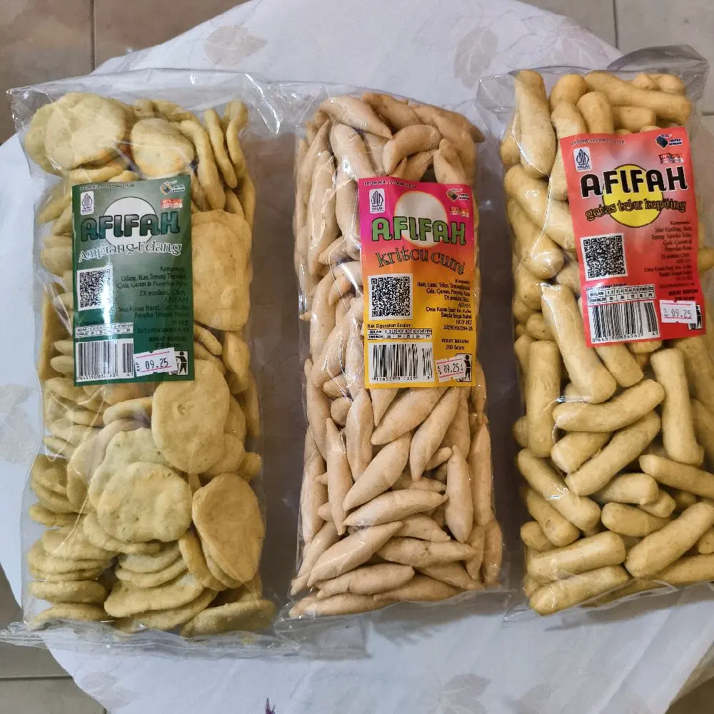 KERICU CUMI 200GR, GETAS KEPITING 250GR DAN AMPIANG UDANG 250 GRAM TOTAL 3PCS