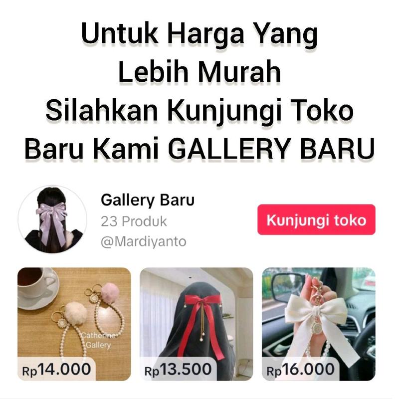 Gantungan Kunci Amy Mutiara Pita / Gantungan Tas Amy Mutiara Pita 1