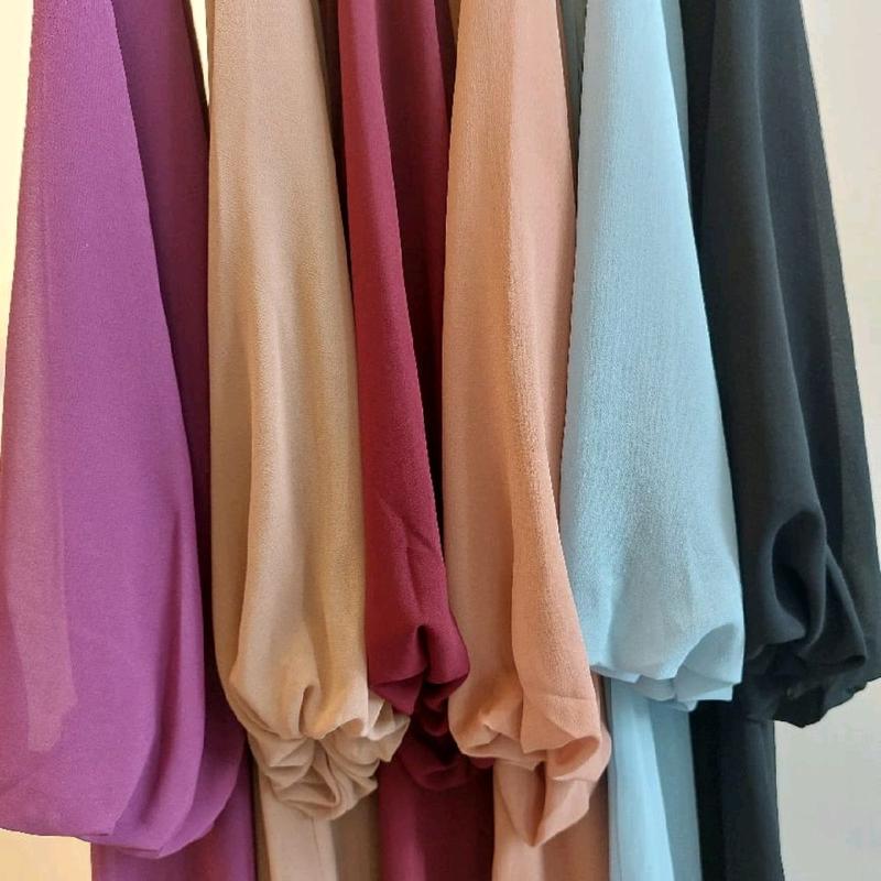 khadijah bindawood,bissmilah gamis outer premium Bordir 2