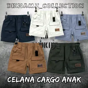 Celana Pendek Cargo Anak / Celana Cargo Short Pants usia 1 - 10 Distro Kids