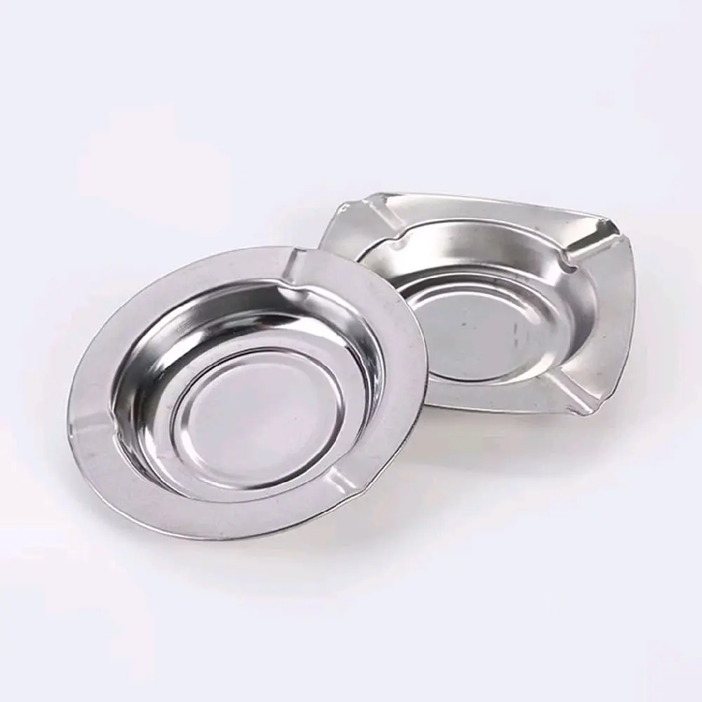 ASBAK STAINLESS BULAT 12 CM MANGKOK ASBAK BESI