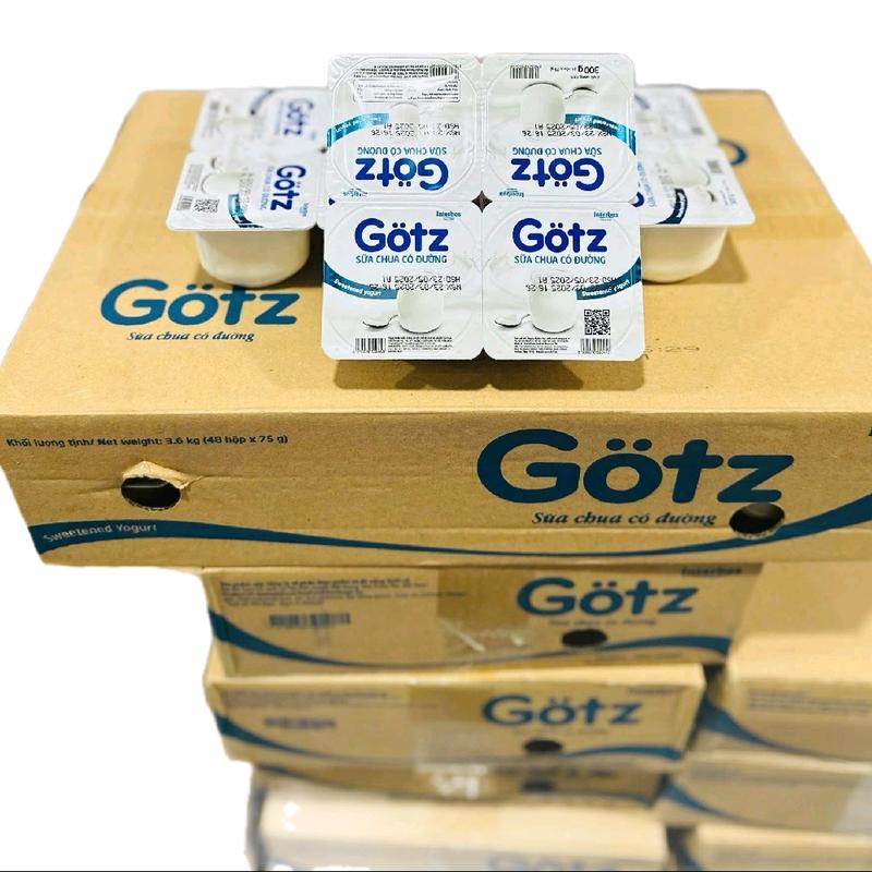 THÙNG 48 HỘP SỮA CHUA GOTZ RẤT NGON DATE MỚI NHẤT