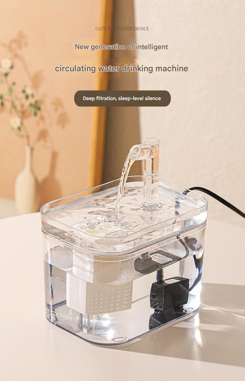 Product Introduction of Đài Phun Nước Cho Mèo, Cầm Tay Và Yên Tĩnh, Dung Tích Lớn, Nước Tuần Hoàn, Thích Hợp Cho Mèo Và Chó, Thiết Kế Cho Ăn 8