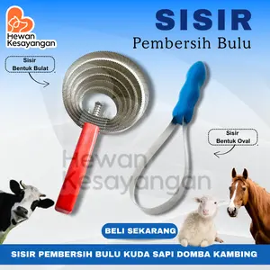 Sisir Pembersih Bulu Sapi Kuda Domba dll