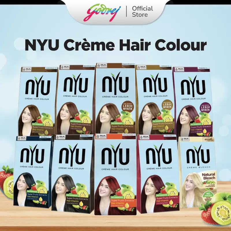 NYU CREME HAIR COLOUR / SEMIR RAMBUT Organik 0