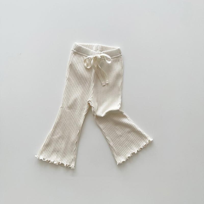 Superior Cotton Fabric Fashionable And Versatile Girls' Stylish Bell-bottoms Girls' Cozy Dance Pants Exquisite Workmanship 3-9 T Girls' Daily Leggings 6