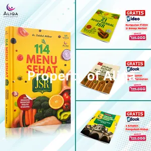 ORIGINAL Buku 114 Menu Sehat JSR dr. Zaidul Akbar FULL COLOR HARDCOVER BONUS EBOOK