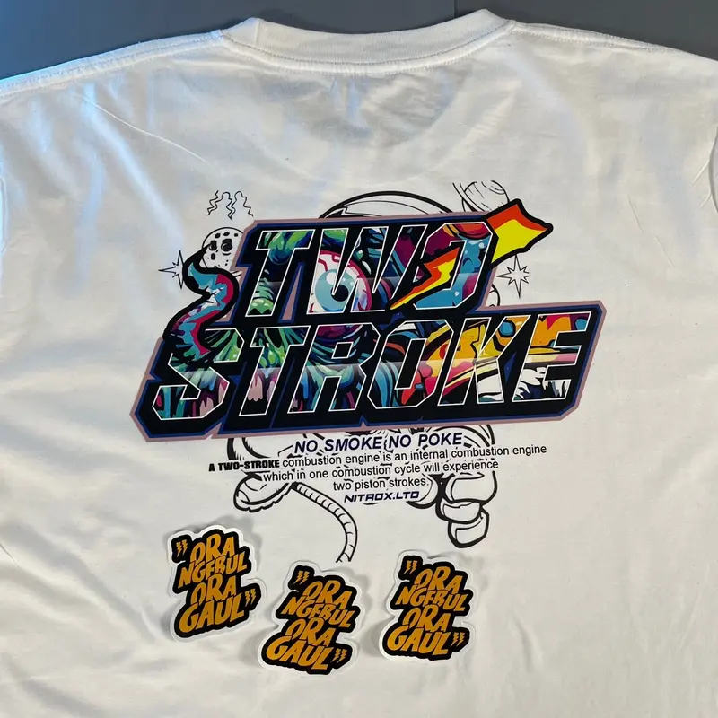 Kaos Nitrox Smoke V3/ Kaos 2tak /  Kaos Pria Katun 6