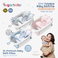 Gambar Sugarbaby foldable baby bathtub dengan sensor panas F76N New Set Pillow / Sugar Baby Bak Mandi Bayi Lipat dengan sensor panas / Bak Mandi Bayi / Bathtub Bayi - F76N - PINK dari Sugarbaby.co.id Kota Administrasi Jakarta Barat 1 Tokopedia