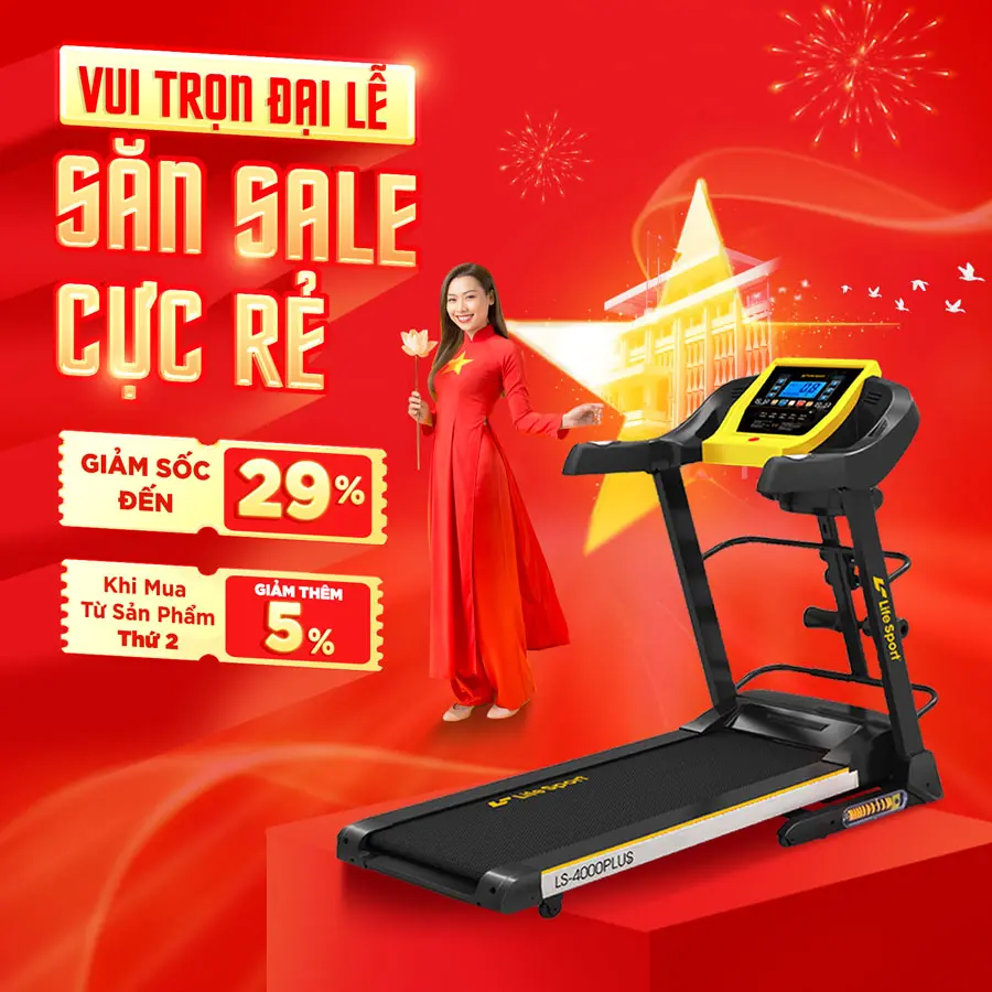 Bộ Lifesport LS-4000 Plus, Màn Hình Hiển Thị Các Thông Số Khi Người Dùng Sử Dụng  Như Thời Gian Đã , Quãng Đường , Vận Tốc Khi , Nhịp Tim Hiện Tại, Lượng Calo Đã Được Đốt, Khả Năng Nâng Dốc Tự Động, Tập Thể Dục xeđạp