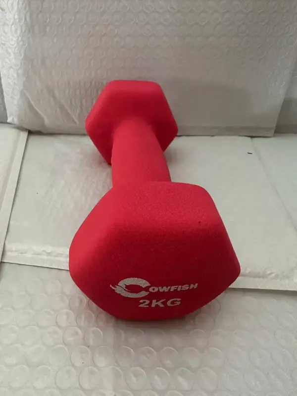 DUMBELL BARBEL 2 KG Vinty isi 1 pcs cewek & cowok gym Neoprene barbel mini Otot 6
