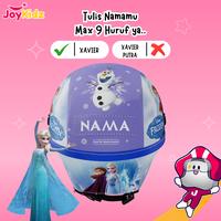 Gambar HELM RETRO CHIPS CUSTOM NAMA ANAK FROZEN UNGU USIA 1-5 TAHUN - Custom Nama, KARDUS dari JoyKidz Kota Surabaya 3 Tokopedia