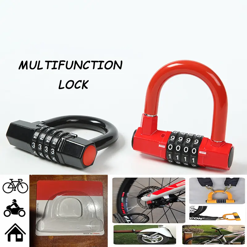 Gembok Pagar Kode Tanpa Kunci Multifunction Lock Gembok Pengaman Serbaguna 0
