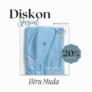 Kerudung Sekolah Warna Biru Muda UKURAN TK/SD/SMP dan SMA KONVEKSI TERMURAH!! Anak Jilbab Instan Muslim Nyaman Pita