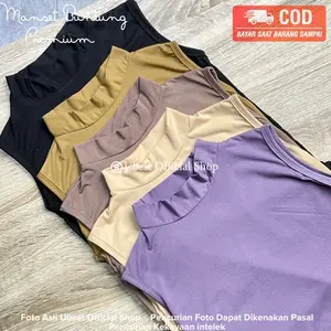 Manset Buntung / Manset Buntung Wanita / manset kaos tanpa lengan / Manset Tanpa lengan / manset lekbong / Manset kaos wanita  / Manset Kaos Tanpa Lengan / Inner buntung kaos / inner Polos Polos /inner yukensi / inner buntung wanita PREMIUM Muslim Dalaman