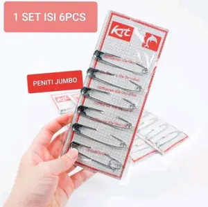 (1 PACK PENITI JUMBO isi 6 PCS )/ 1 LEMBAR PENITI KASUR / PENITI JUMBO Jaket