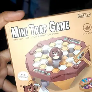 TAIYO Mini Trap Board Game Ketok Balok Permainan Strategi Keluarga dan Teman Ice Breaking Out Mainan Anak