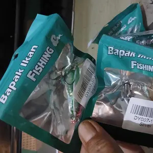 BAPAK IKAN Metal Jig 7g/10g/15g/20g/25g/30g Umpan Mancing Ikan Gewang Spinner Balancer Fishing Lure VIB Bionic Bait Sinking Jig 3D Eyes-BK007