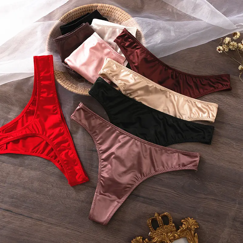 Fashion Seamless Thongs Panties G-String Women Sport Underwear Female Sexy Lingerie Low Waist Panty M-L Underpants Intimates