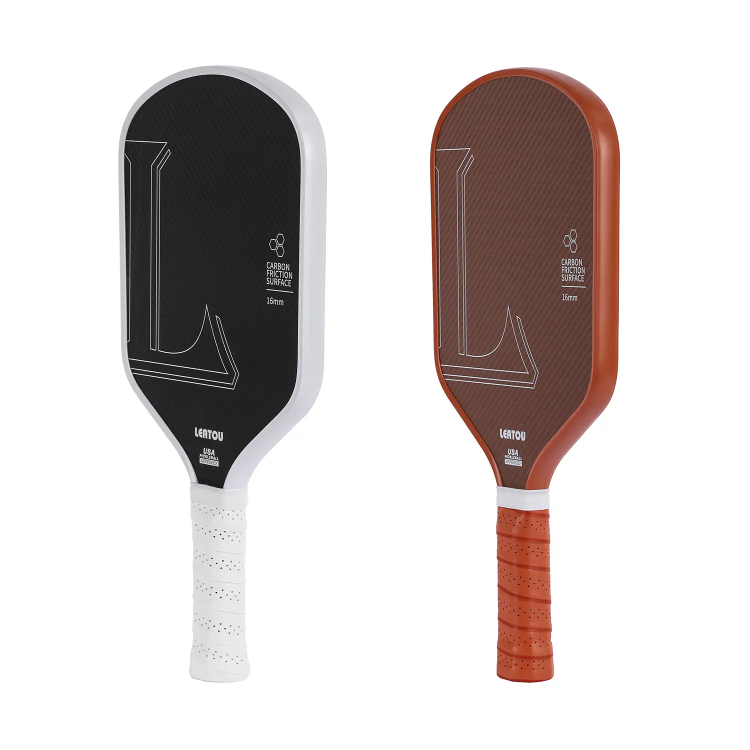 Kevlar 16MM Pickleball Paddles USAPA Approved Professional for Spin Power Control Pickle Ball Rackets Aramid Carbon Fiber