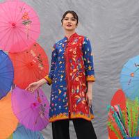 Gambar NONA RARA - Cindy Dress Tulis Betawi D0539, Dress kerja batik wanita modern - S dari Nona Rara Batik Kota Administrasi Jakarta Timur 5 Tokopedia