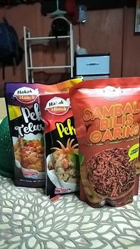 Product Review of COMBO SET  1 Pekasam Telor Sotong + Pekasam Daging + Sambal Bilis Garing Food from f**d 0