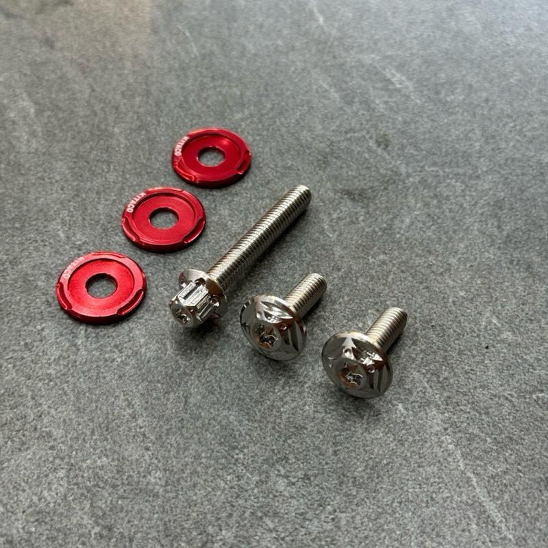  Combo 3 ốc salaya  titan gắn baga xiken  lưới các dòng xe wave 