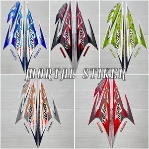 STIKER STRIPING LIS LES BODY MOTOR BEAT KARBU 2012 2013