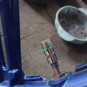 Tutup Pentil Ban Mobil Sepeda Motor Indikator Tekanan Angin Aler Valve Cap 1pcs Anti Bocor