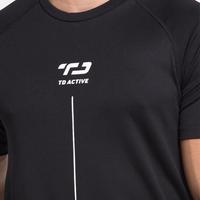 Gambar Td Active MS093 Raglan Hitam Kaos Olahraga Pria Sport dari tdactive.id Kota Bandung 3 Tokopedia